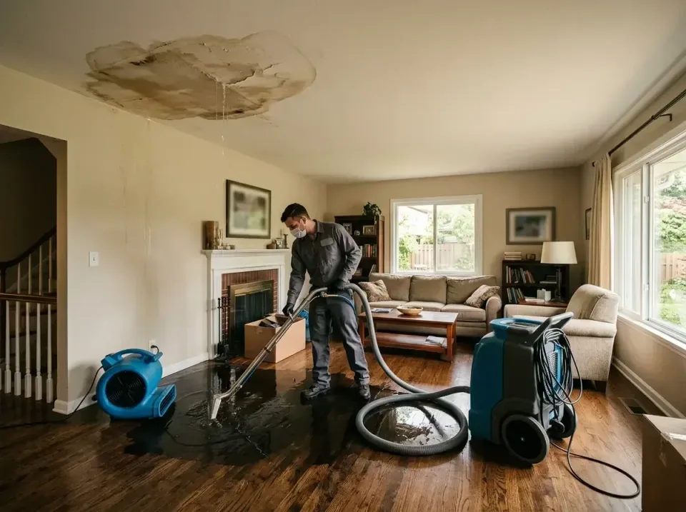 attic-pipe-burst-ceiling-drip-008 — frequently asked questions, Water Damage Restoration & Carpet Care in Petersburg, IN